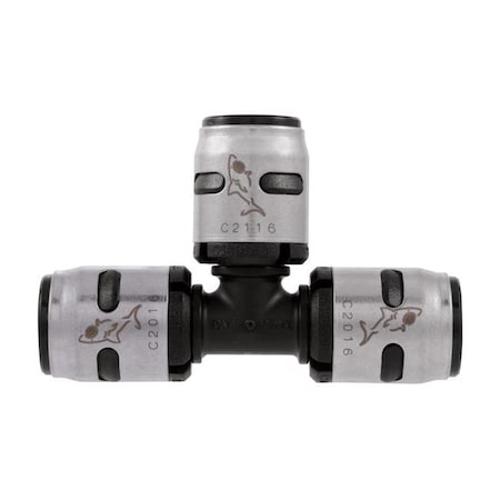 Sharkbite Sharkbite 4915237 EvoPEX Push to Connect 0.75 in. Dia. x 0.75 in. Dia. x 0.75 in. Dia. Push to Push to Push Tee - Case of 6 4915237